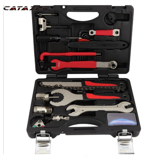 BIKEHAND Hex Key Wrench Remover Crank Puller Multi-function Bicycle Tool Kit Cycling Repair Tools Box Set Bicycle Multitool