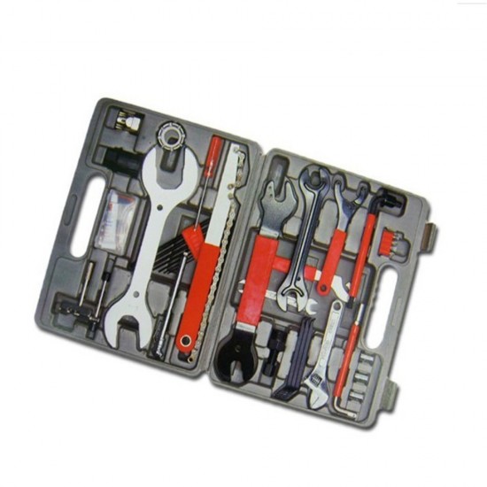 BIKEHAND Hex Key Wrench Remover Crank Puller Multi-function Bicycle Tool Kit Cycling Repair Tools Box Set Bicycle Multitool
