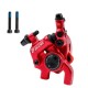 CATAZER Road Gravel CX Bicycle Mechanical Line Pulling Hydraulic Disc Brakes Set Flat Mount Calipers Anodized Clamp Bike Parts