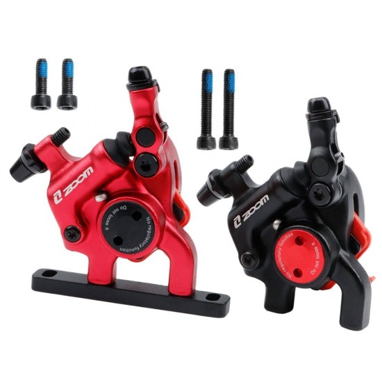 CATAZER Road Gravel CX Bicycle Mechanical Line Pulling Hydraulic Disc Brakes Set Flat Mount Calipers Anodized Clamp Bike Parts