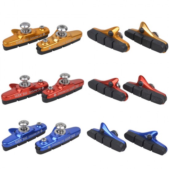 CATAZER Bicycle Brake Pads Block Replaceable Drawer Type V Clamp V Clamp Brake Block of Drawer Type