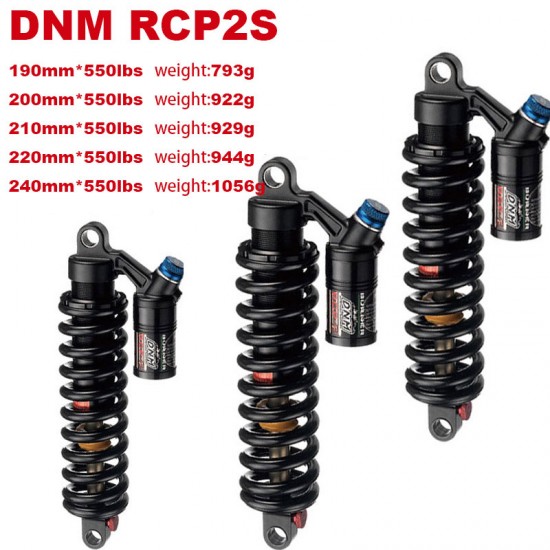 DNM RCP3 Durable Downhill MTB Bike Bicycle Metal Rear Suspension Spring Shock Absorber Bicycle Parts MTB Bike Rear Shocks