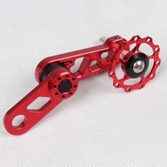 Folding Bike Single Speed Oval Chainring Pulley Jockey Wheel Chain Guider Rear Derailleur Extender Guider Chain Protector 412