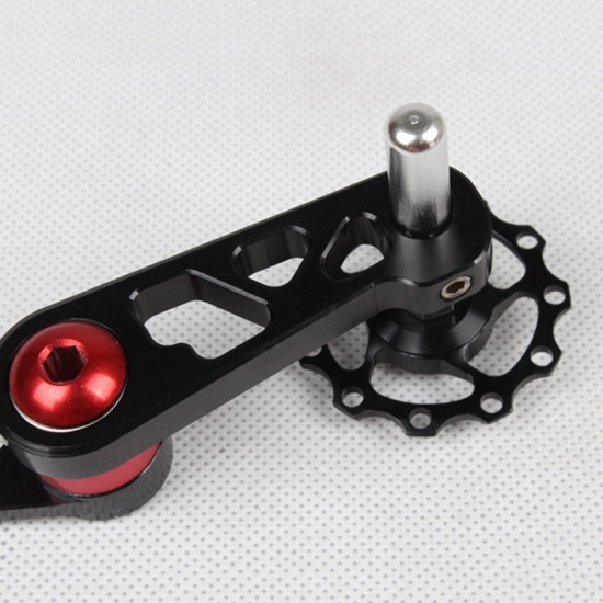 Folding Bike Single Speed Oval Chainring Pulley Jockey Wheel Chain Guider Rear Derailleur Extender Guider Chain Protector 412