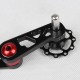 Folding Bike Single Speed Oval Chainring Pulley Jockey Wheel Chain Guider Rear Derailleur Extender Guider Chain Protector 412