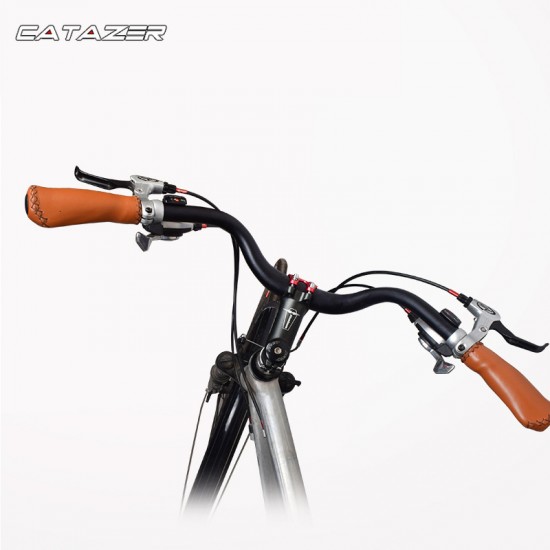 Bike Swallow Handlebar Comfortable Durable Retro Style For Mountain Road City Cycling Parts Bicycle Rise Bent Bar Aluminum Alloy