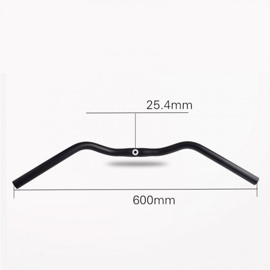 Bike Swallow Handlebar Comfortable Durable Retro Style For Mountain Road City Cycling Parts Bicycle Rise Bent Bar Aluminum Alloy