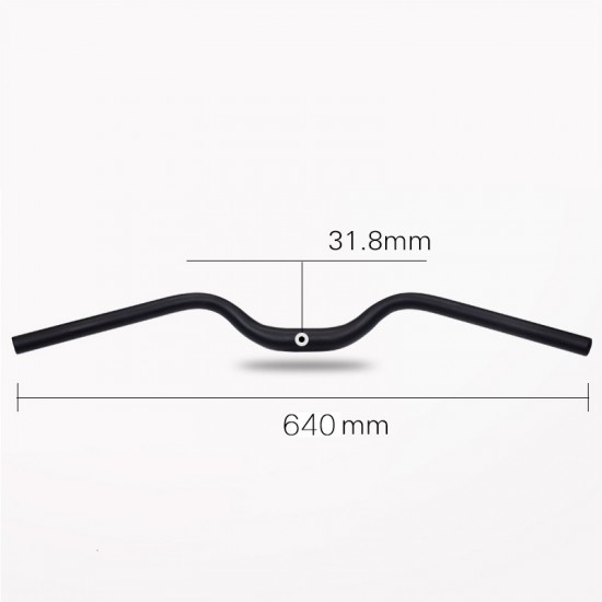 Bike Swallow Handlebar Comfortable Durable Retro Style For Mountain Road City Cycling Parts Bicycle Rise Bent Bar Aluminum Alloy