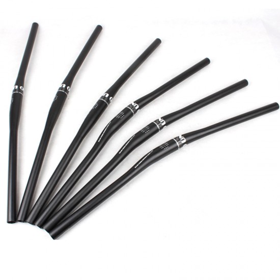 Mountain Bicycle Light Weight Alloy MTB Flat Riser Handlebar Straight and Swallow-shapde Handlebar 31.8*680mm-720mm