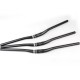 Mountain Bicycle Light Weight Alloy MTB Flat Riser Handlebar Straight and Swallow-shapde Handlebar 31.8*680mm-720mm