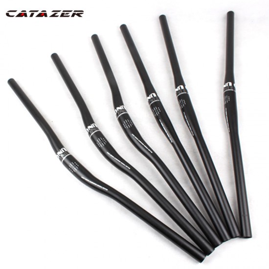 Mountain Bicycle Light Weight Alloy MTB Flat Riser Handlebar Straight and Swallow-shapde Handlebar 31.8*680mm-720mm