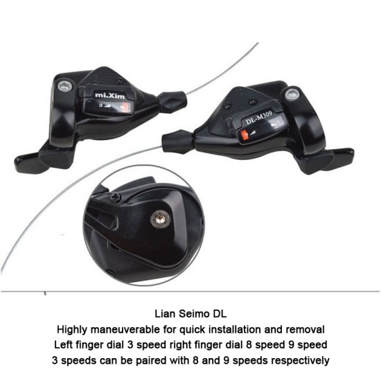 9/27 Speed Bicycle Speed Shifter Thumb Shifter Brake Lever MTB BMX Riding Brake Levers Bike Accessories