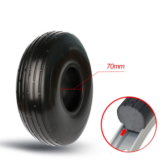 4.10/3.50-4 Free air tyre 10inch Electric cars Solid tire A cart Warehouse car Free inner tube and outer tube