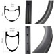 20inch 406mm Carbon BMX Rim 30x30mm tubeless 25x38mm Clincher Carbon Rim