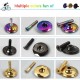 1-1/8" MTB Headset Screws Top Cap Cover Aluminum Alloy Mountain Road Bicycles Bowl Bike Stem Cap Bicycle Accessories