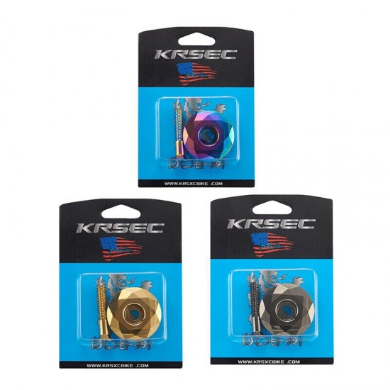1-1/8" MTB Headset Screws Top Cap Cover Aluminum Alloy Mountain Road Bicycles Bowl Bike Stem Cap Bicycle Accessories