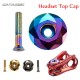 1-1/8" MTB Headset Screws Top Cap Cover Aluminum Alloy Mountain Road Bicycles Bowl Bike Stem Cap Bicycle Accessories