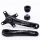 104BCD Mtb Crankstel Aluminium Met Bodem Fiets Crankstel Mtb Crank Fiets Accessoires 170Mm 172.5Mm 175Mm