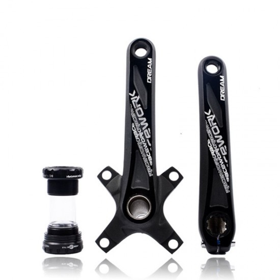 104BCD Mtb Crankstel Aluminium Met Bodem Fiets Crankstel Mtb Crank Fiets Accessoires 170Mm 172.5Mm 175Mm