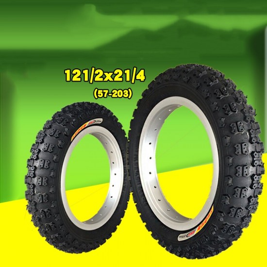 12 1/2 X 2 1/4 EBIKE Electric Bike Tire Bicycle Tires Folding Bike Kid Balance Bicycle Anti Puncture Children Bike Inner Tire