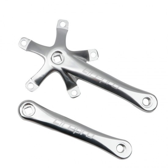 130 BCD Bicycle Chainring Crankset Folding Bike BMX Single Speed Litepro Chainwheel AL7075 170mm Crank