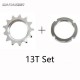 13T/14T/15T/16T/17T/18T Fixed Gear One Speed Bicycle Wheel Cogs Sprocket & Lockring For Fixie Track Bike Hub 13T/14T/15T/16T/17T/18T Fixed Gear One Speed Bicycle Wheel Cogs Sprocket & Lockring For Fixie Track Bike Hub