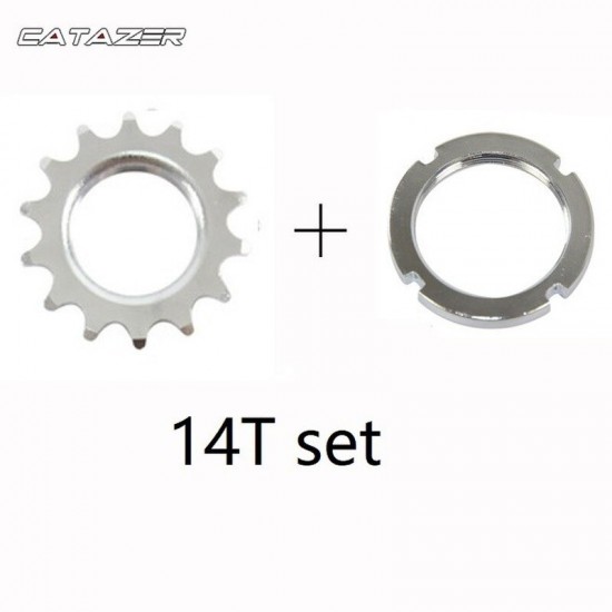 13T/14T/15T/16T/17T/18T Fixed Gear One Speed Bicycle Wheel Cogs Sprocket & Lockring For Fixie Track Bike Hub 13T/14T/15T/16T/17T/18T Fixed Gear One Speed Bicycle Wheel Cogs Sprocket & Lockring For Fixie Track Bike Hub