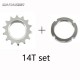 13T/14T/15T/16T/17T/18T Fixed Gear One Speed Bicycle Wheel Cogs Sprocket & Lockring For Fixie Track Bike Hub 13T/14T/15T/16T/17T/18T Fixed Gear One Speed Bicycle Wheel Cogs Sprocket & Lockring For Fixie Track Bike Hub