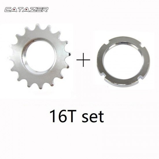 13T/14T/15T/16T/17T/18T Fixed Gear One Speed Bicycle Wheel Cogs Sprocket & Lockring For Fixie Track Bike Hub 13T/14T/15T/16T/17T/18T Fixed Gear One Speed Bicycle Wheel Cogs Sprocket & Lockring For Fixie Track Bike Hub