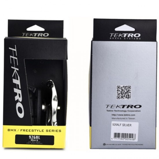 161 g/Wheel Mini BMX 926AL V Brake Clamp Caliper Linear Pull Brake System Forged Aluminum Arm V Brake Caliper with Pad