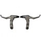  All Aluminum Alloy V-brake Disc Brakes Lever Mountain Bike Road Bicycle Brake Handle Crank Black Gray Color