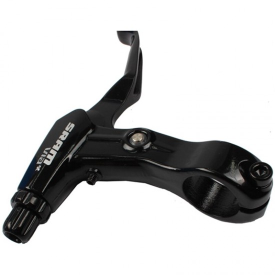  All Aluminum Alloy V-brake Disc Brakes Lever Mountain Bike Road Bicycle Brake Handle Crank Black Gray Color