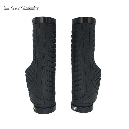 Bicycle Grips MTB Bike Handlebar Grips End Bar Cycling Parts TPR Rubber Black Color Mountain Bicycle Bar End Grips