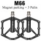 Road Bike Slip Ultralight Aluminum Alloy Bilateral Bearing Pedals Double Magnet MTB Bike Pedal Bicycle Pedals