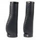 Cycling Handlebar Grips MTB BMX Road Anti-Skid PU Leather Bicycle Grips Mountain Bike Lock on Bicycle Handlebar End Grips