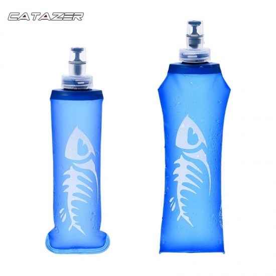 250/500 ML Water Bottle Soft Folding Portable Squeeze TPU Travel Bottles Outdoor Climbing Cycling Running Drinkware Bottle