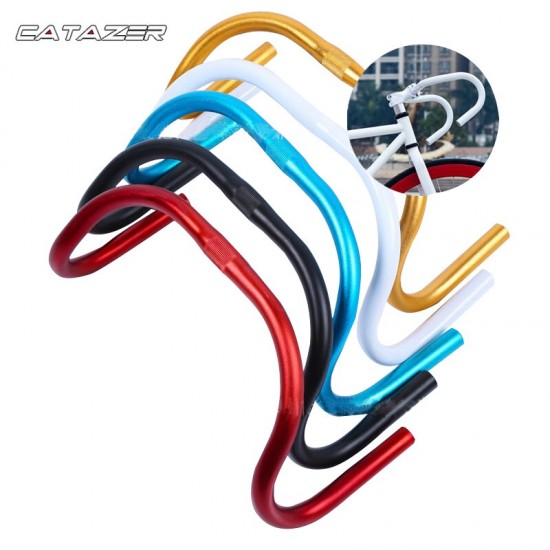 25.4mm Road Bike Handlebar Handles Fixed Gear Bike Bent Bar Bicycle Accessories Road Bike Aluminum Handlebars Aluminum Alloy