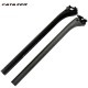 3K Full Carbon Fiber Bicycle Seatpost Offset 20mm Bicycle Parts 25.4/.27.2/30.8/31.6*350/400mm Mountain Road Bike Seatpost