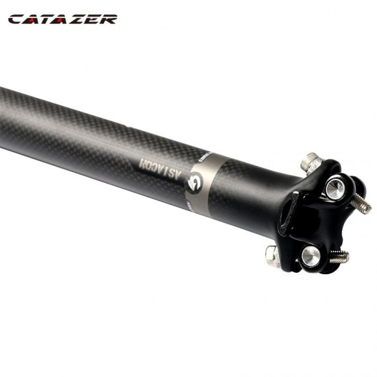 3K Matte Full Carbon Fiber Bicycle Seatpost Superlight MTB Road Bike Cycling Seat Post Parts 27.2/30.8/31.6 X 350/400 MM