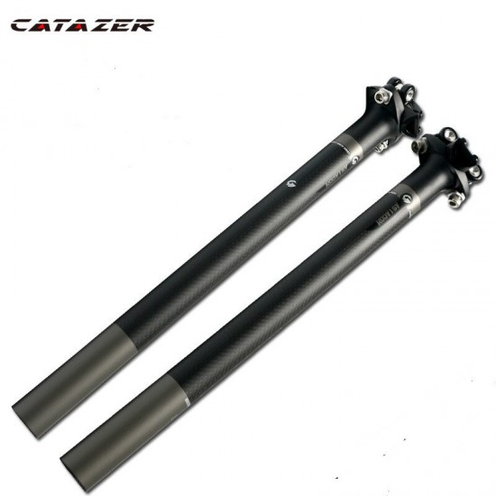 3K Matte Full Carbon Fiber Bicycle Seatpost Superlight MTB Road Bike Cycling Seat Post Parts 27.2/30.8/31.6 X 350/400 MM