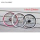 4 Bearing 14 Inch Alumilum Alloy Child Bike Wheelset 20H V Brake Kids Bike Wheel 412 Folding Bike Wheels