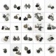 4 Pair MTB Bicycle Bike Cycling Disc Brake Pads Semi-metallic Brake Pad for SHIMANO SRAM AVID HAYES Magura Formula ZOOM