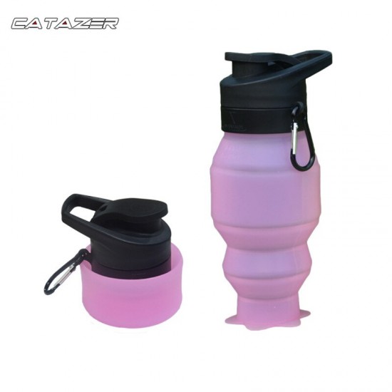 530ml Cycling MTB Sports Kettle Climbing Outdoor Bike Silicone Kettle Folding Water Cup Water Bottle Bicycle Water Bottle