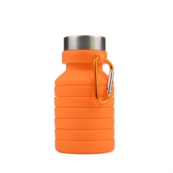 550ml Silica Creative Foldable Water Bottle Travel Mountaineering Portable Cycling Cup Bike Water Cup Folding Water Bottle