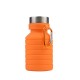 550ml Silica Creative Foldable Water Bottle Travel Mountaineering Portable Cycling Cup Bike Water Cup Folding Water Bottle