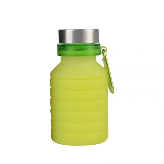 550ml Silica Creative Foldable Water Bottle Travel Mountaineering Portable Cycling Cup Bike Water Cup Folding Water Bottle