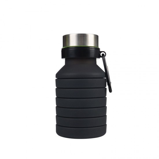 550ml Silica Creative Foldable Water Bottle Travel Mountaineering Portable Cycling Cup Bike Water Cup Folding Water Bottle