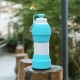 580ml Outdoor Travel Foldable water bottle Silicone cup Folding water bottle Mini Collapsible bottled water bottles 3 colors