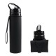 600ML Food Grade Silicone Collapsible Water Bottles Travel Folding Bottle Portable Kettle My Foldable Drink Bottle Water Bottle
