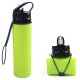 600ML Food Grade Silicone Collapsible Water Bottles Travel Folding Bottle Portable Kettle My Foldable Drink Bottle Water Bottle
